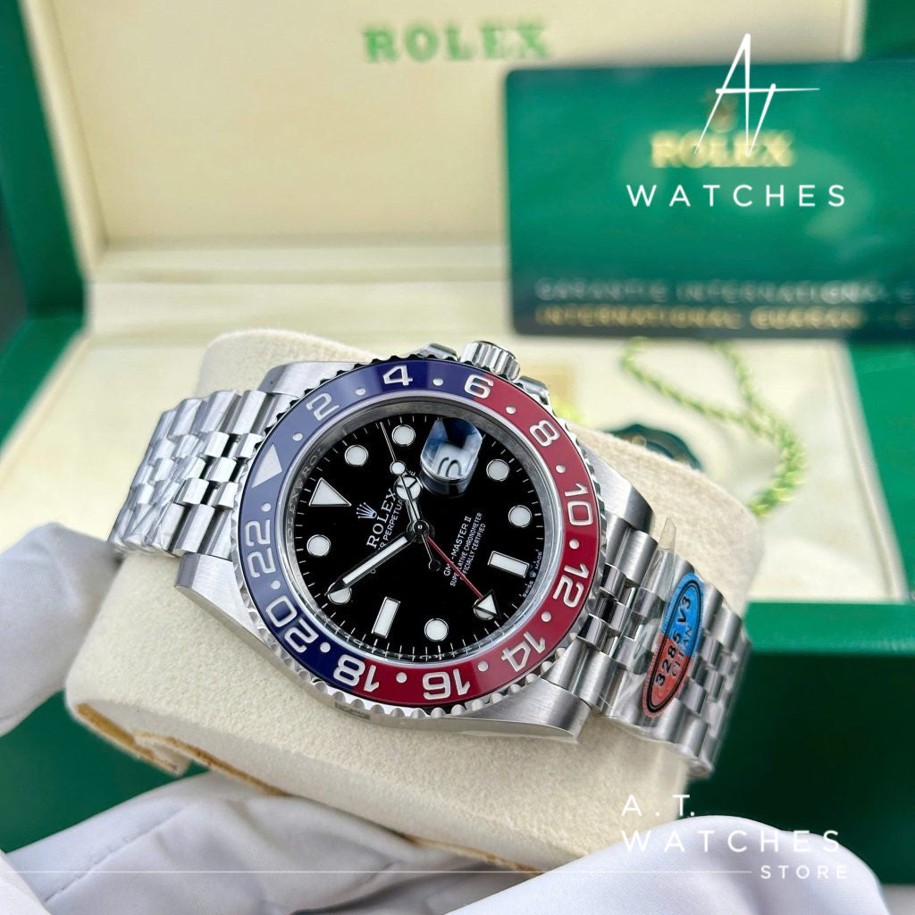 ROLEX GMT PEPSI SUPER CLONE SWISS MACHINE