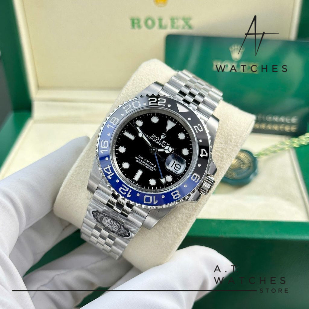 Premium Rolex GMT Master Batman Super Clone Swiss Automatic Watch for Men