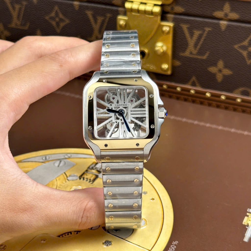 Cartier Santos Super Clone Swiss Machine (41.9mm x35.1mm)