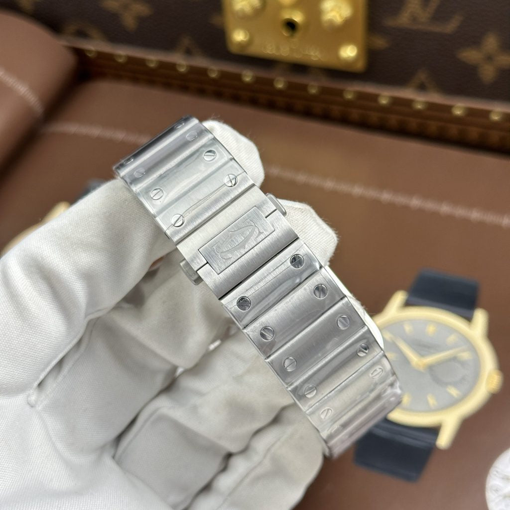 Cartier Santos Skeleton Super Clone Swiss Machine (41.9mm x35.1mm)