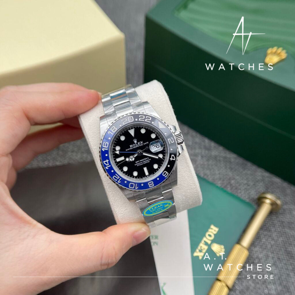 Rolex GMT Master Batman Super Clone Swiss Machine 40mm