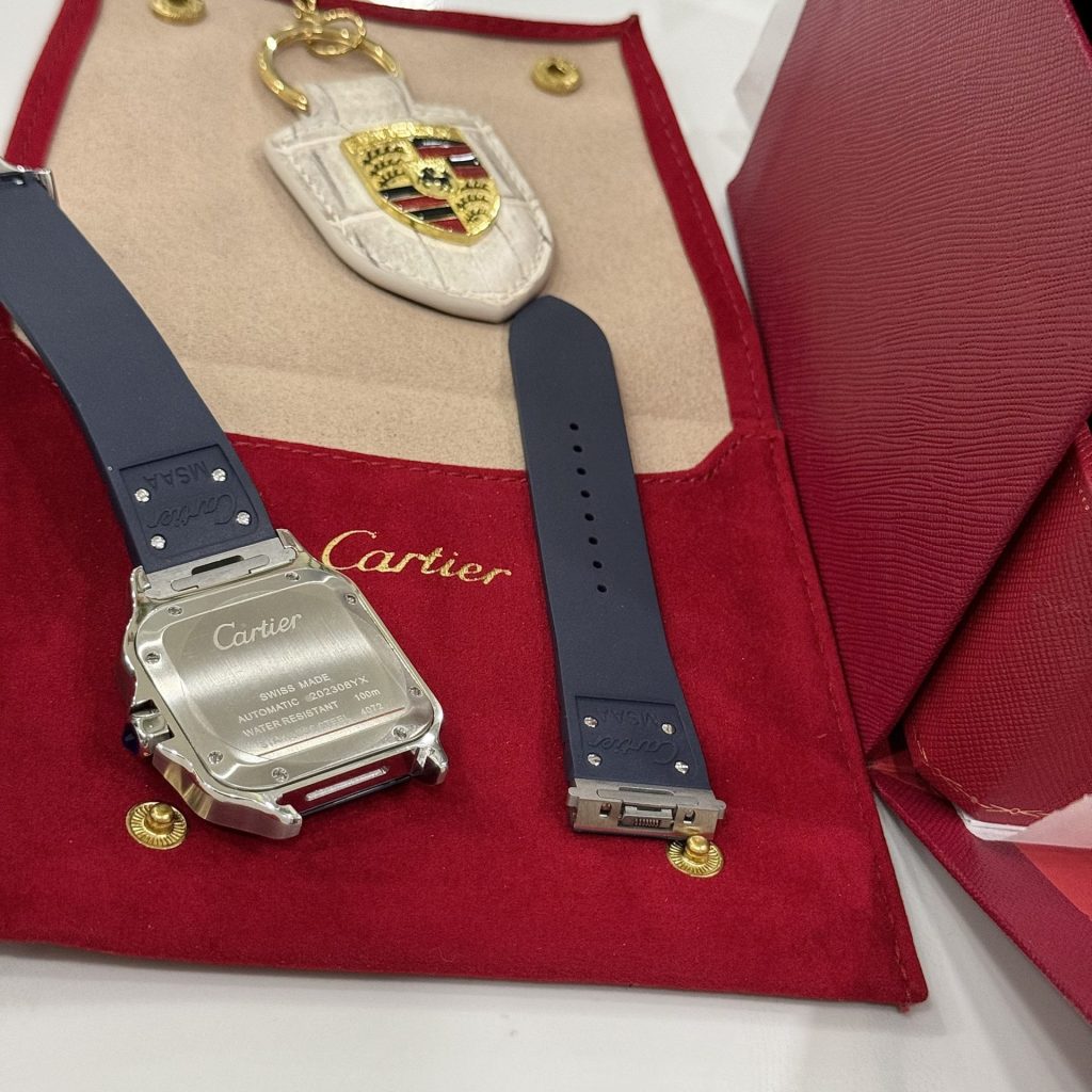 Cartier Santos Super Clone Swiss Machine  (41.9mm x 35.1mm)
