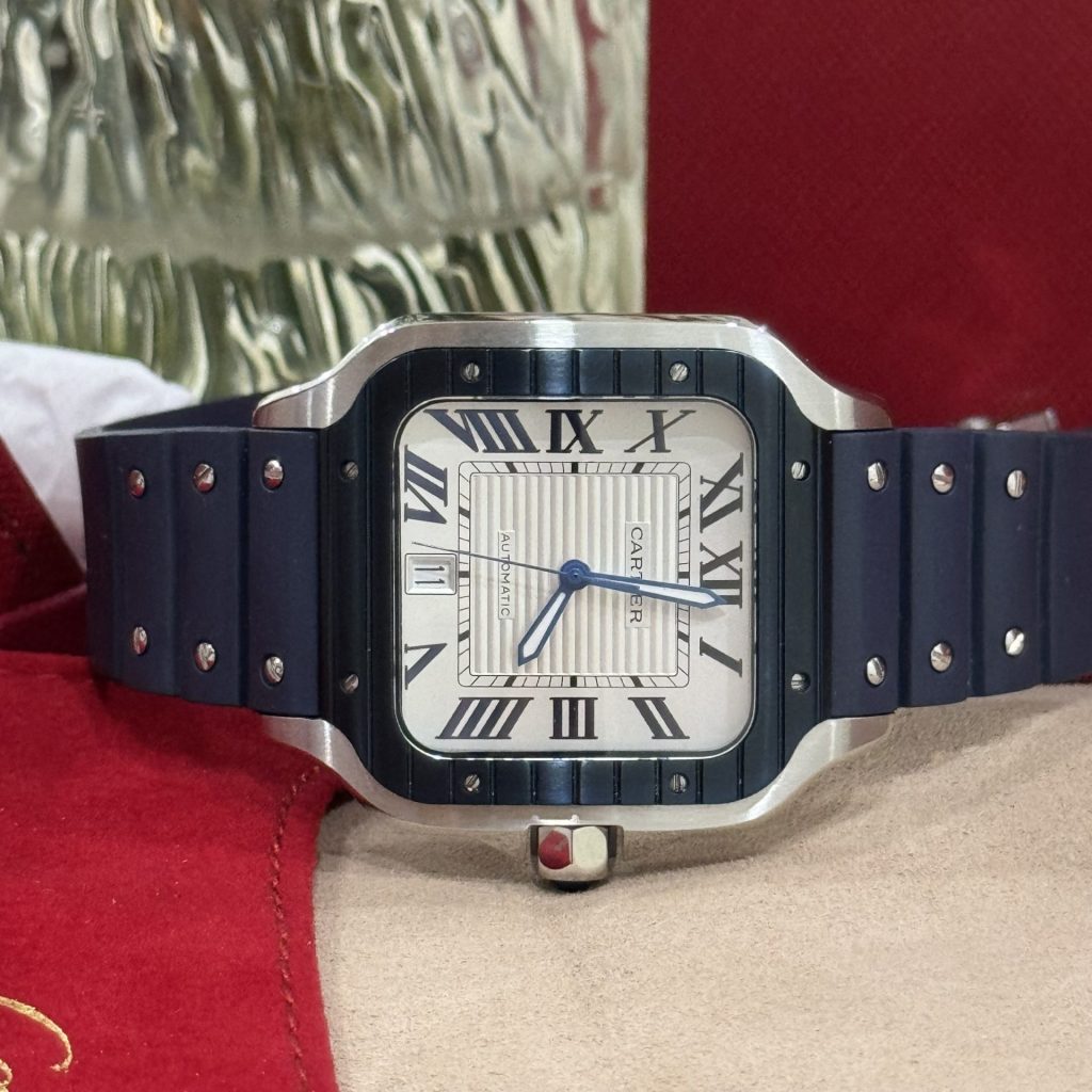 Cartier Santos Super Clone Swiss Machine  (41.9mm x 35.1mm)