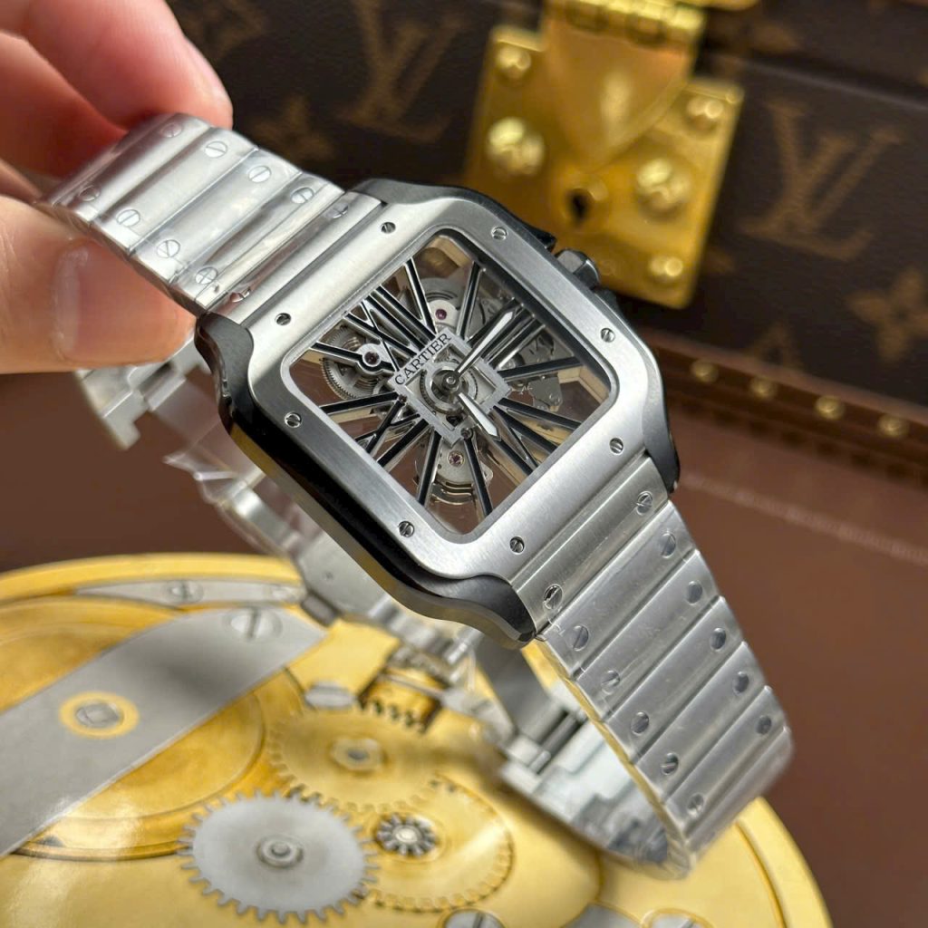 Cartier Santos Super Clone Swiss Machine (41.9mm x35.1mm)