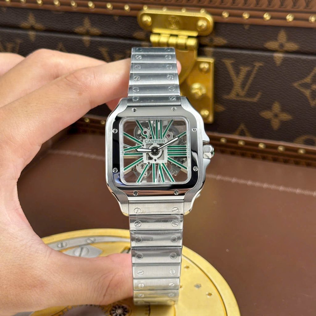 Cartier Santos Super Clone Swiss Machine (41.9mm x35.1mm)