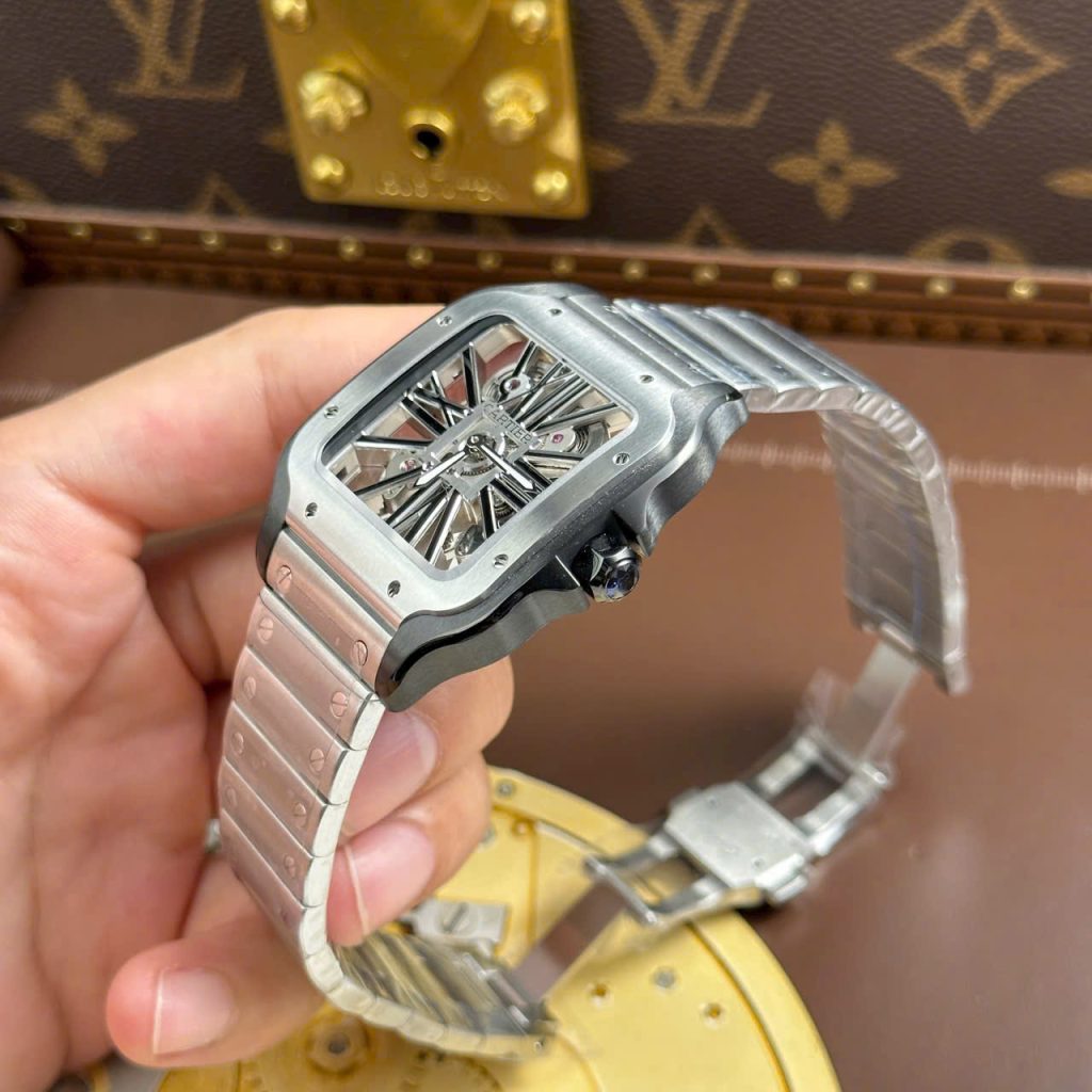 Cartier Santos Super Clone Swiss Machine (41.9mm x35.1mm)