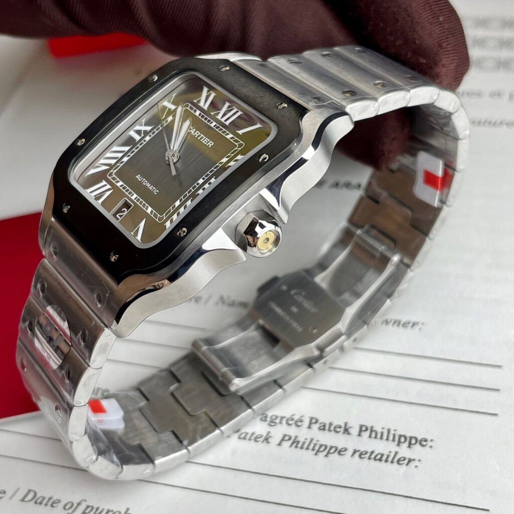 Cartier Santos Super Clone Swiss Machine (41.9mm x 35.1mm)