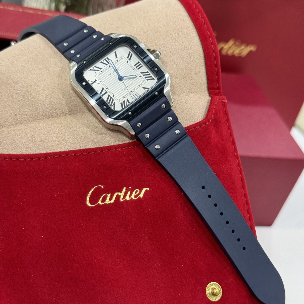 Cartier Santos Super Clone Swiss Machine  (41.9mm x 35.1mm)