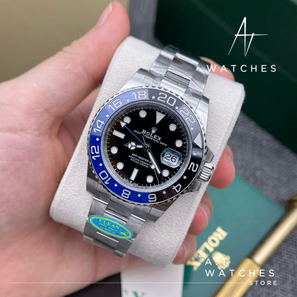 Rolex GMT Master Batman Super Clone Swiss Machine 40mm