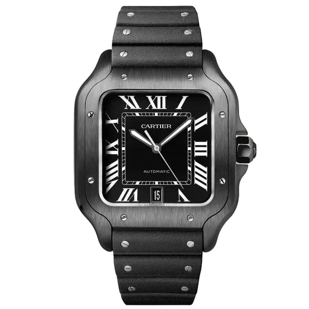 Cartier Santos Super Clone Swiss Machine  (41.9mm x 35.1mm)