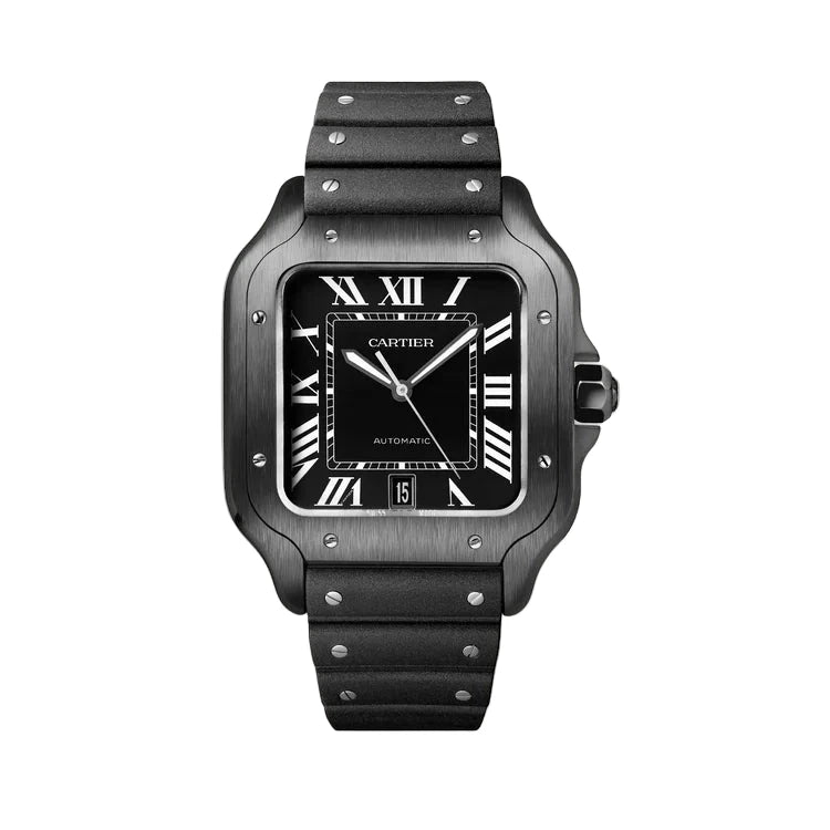 Cartier Santos Super Clone Swiss Machine  (41.9mm x 35.1mm)