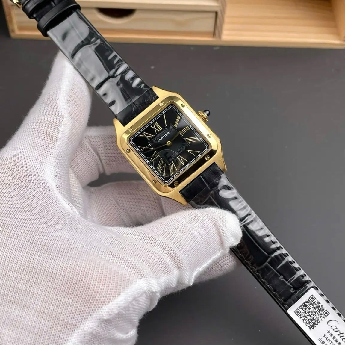 Cartier Santos Dumont Super Clone Swiss Machine (43.5mm x 31.4mm)