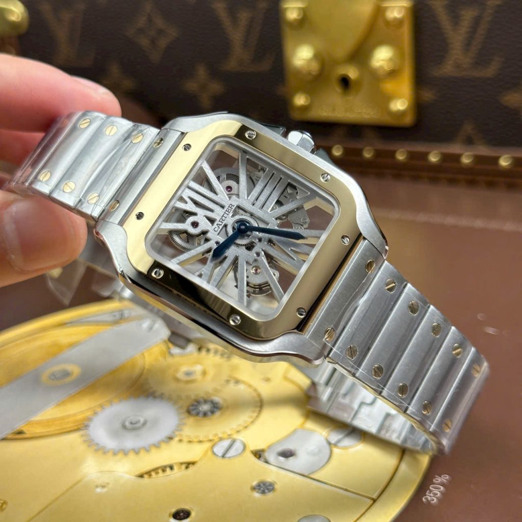 Cartier Santos Super Clone Swiss Machine (41.9mm x35.1mm)