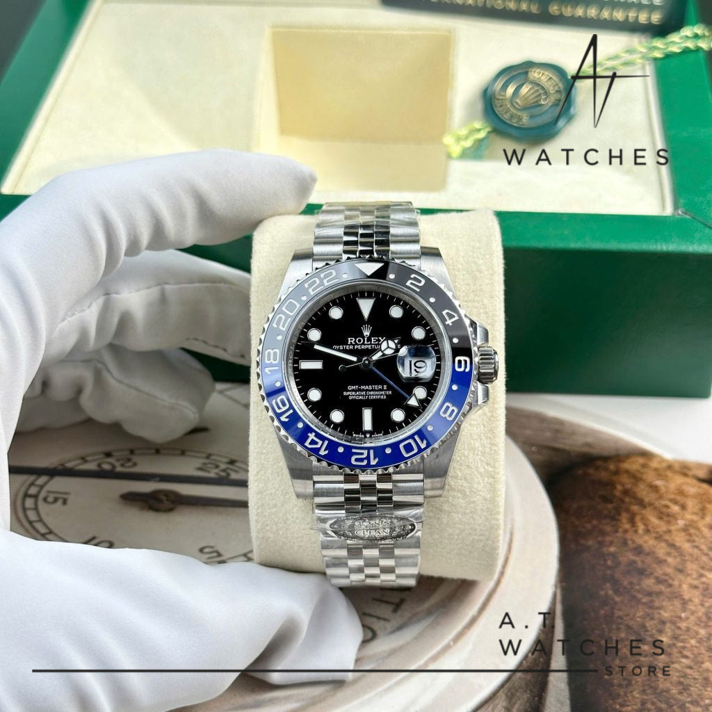 Premium Rolex GMT Master Batman Super Clone Swiss Automatic Watch for Men