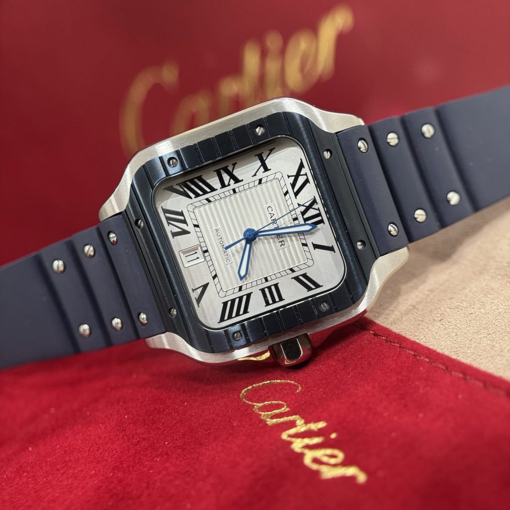Cartier Santos Super Clone Swiss Machine  (41.9mm x 35.1mm)