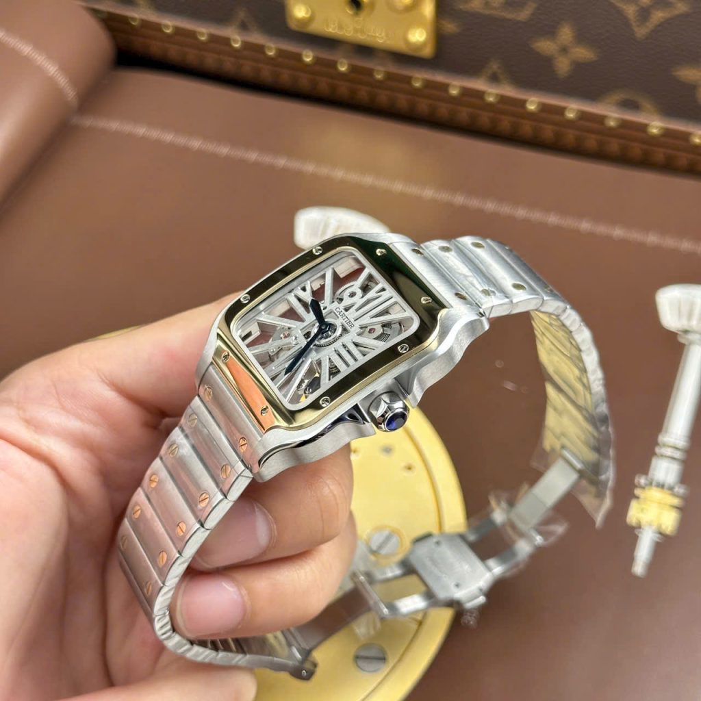 Cartier Santos Super Clone Swiss Machine (41.9mm x35.1mm)