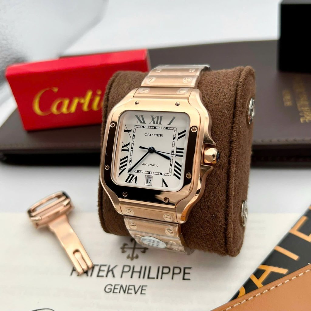 Cartier Santos Super Clone Swiss Machine (41.9mm x 35.1mm)