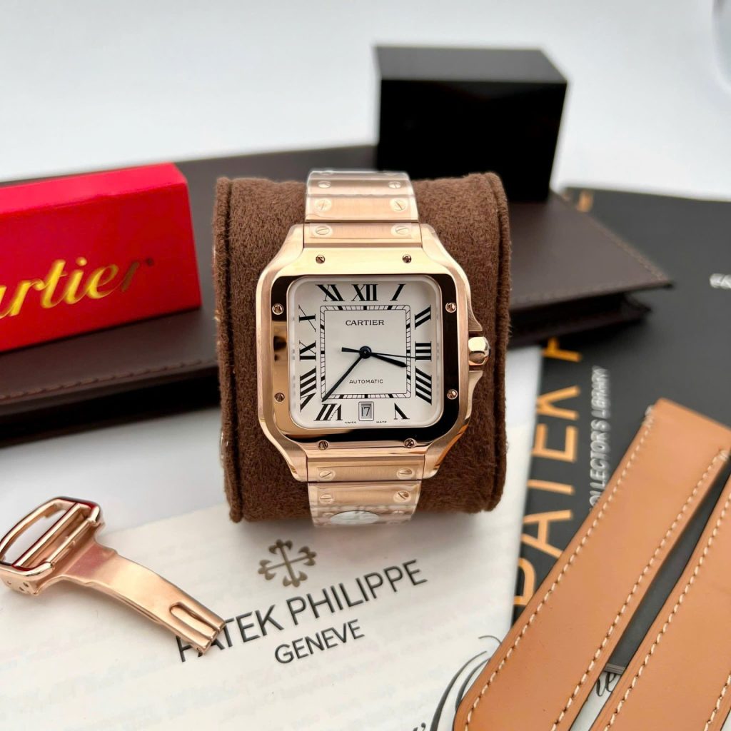 Cartier Santos Super Clone Swiss Machine (41.9mm x 35.1mm)