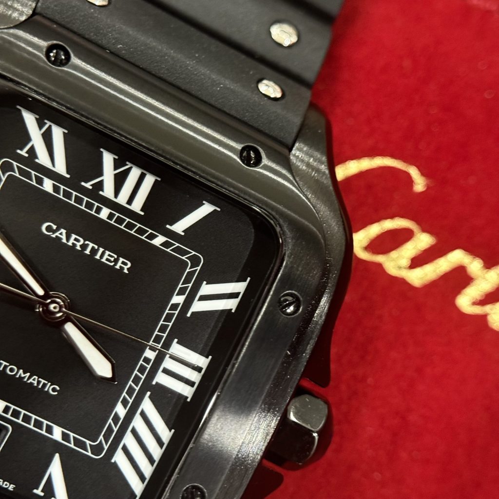 Cartier Santos Super Clone Swiss Machine  (41.9mm x 35.1mm)
