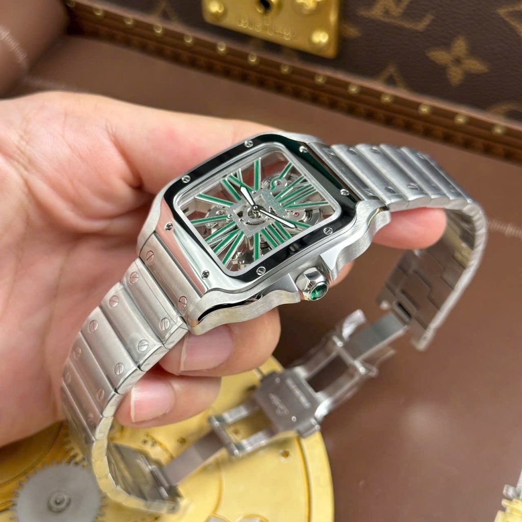 Cartier Santos Super Clone Swiss Machine (41.9mm x35.1mm)