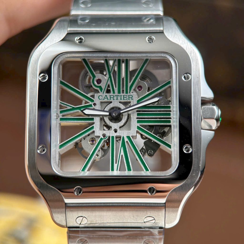 Cartier Santos Super Clone Swiss Machine (41.9mm x35.1mm)