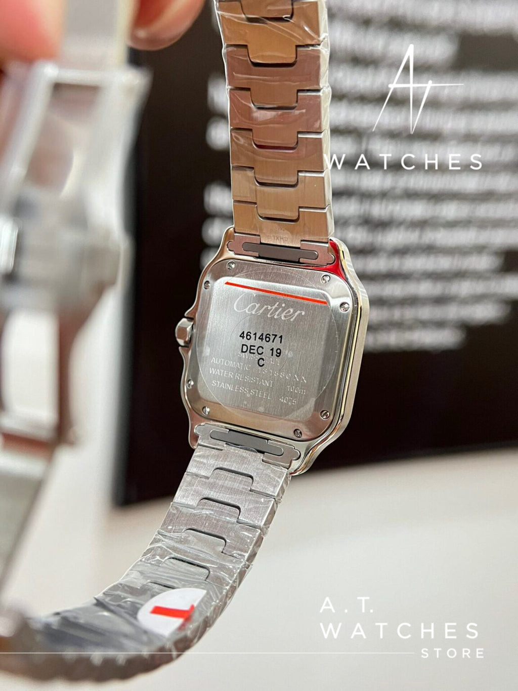 Cartier Santos de Super Clone Swiss Machine (41.9mm x 35.1mm)