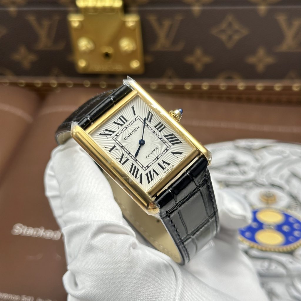 Cartier Tank Louis Super Clone Swiss Machine(33.7mm x 25.5mm)