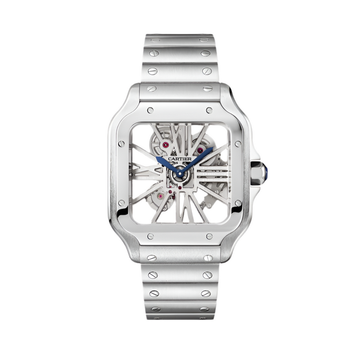 Cartier Santos Skeleton Super Clone Swiss Machine (41.9mm x35.1mm)