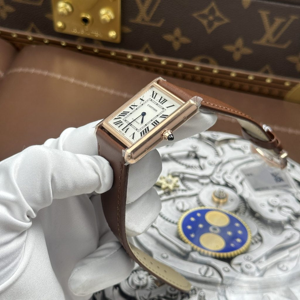 Cartier Tank Louis Super Clone Swiss Machine(33.7mm x 25.5mm)