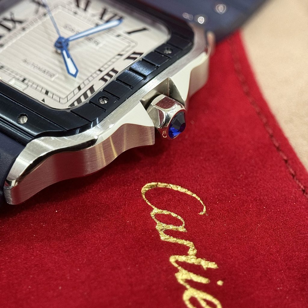 Cartier Santos Super Clone Swiss Machine  (41.9mm x 35.1mm)
