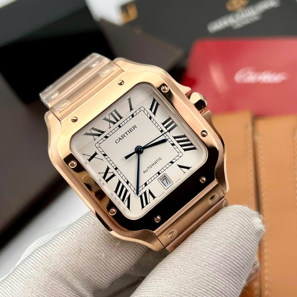Cartier Santos Super Clone Swiss Machine (41.9mm x 35.1mm)