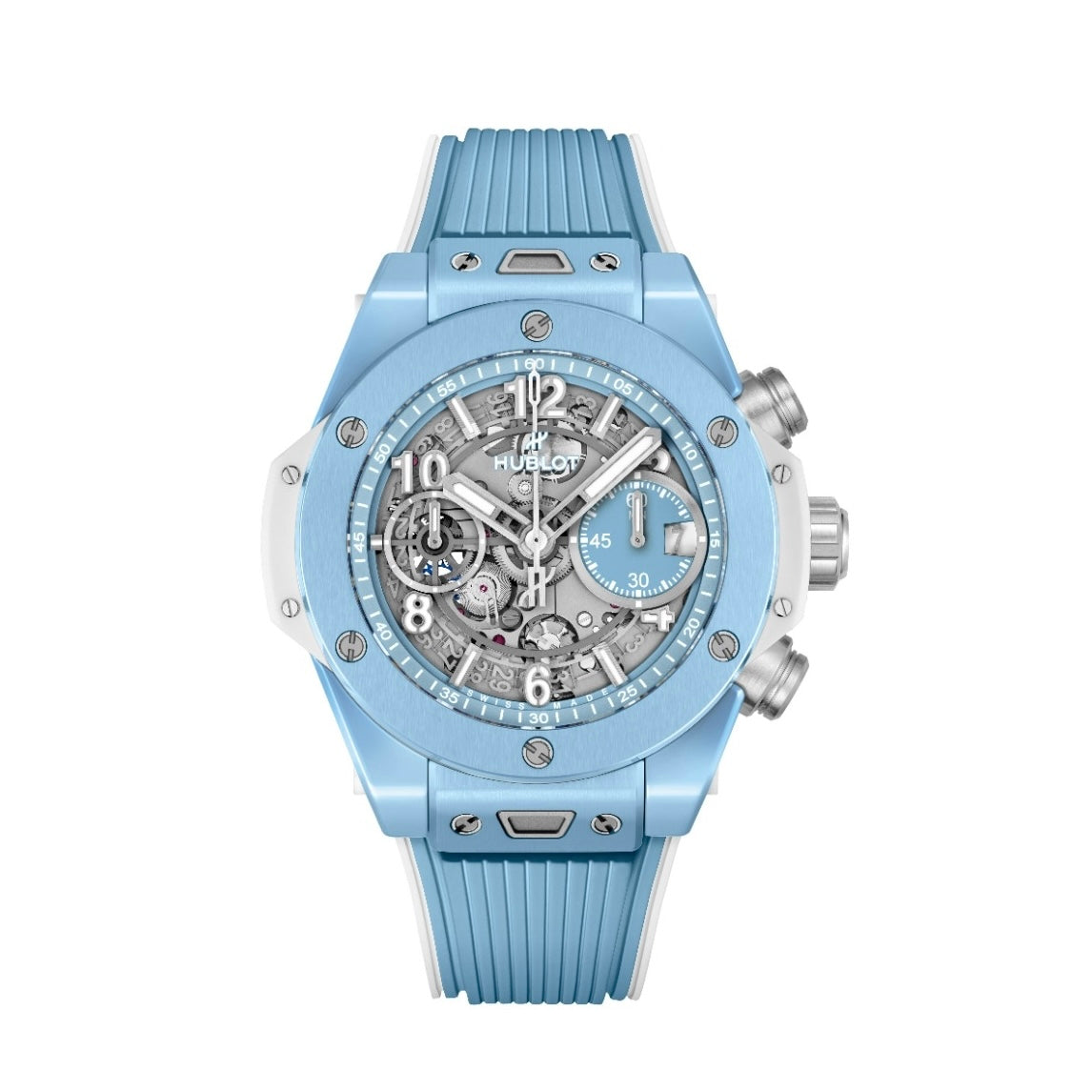 Hublot Big Bang Unico Sky Blue Super Clone Swiss Machine