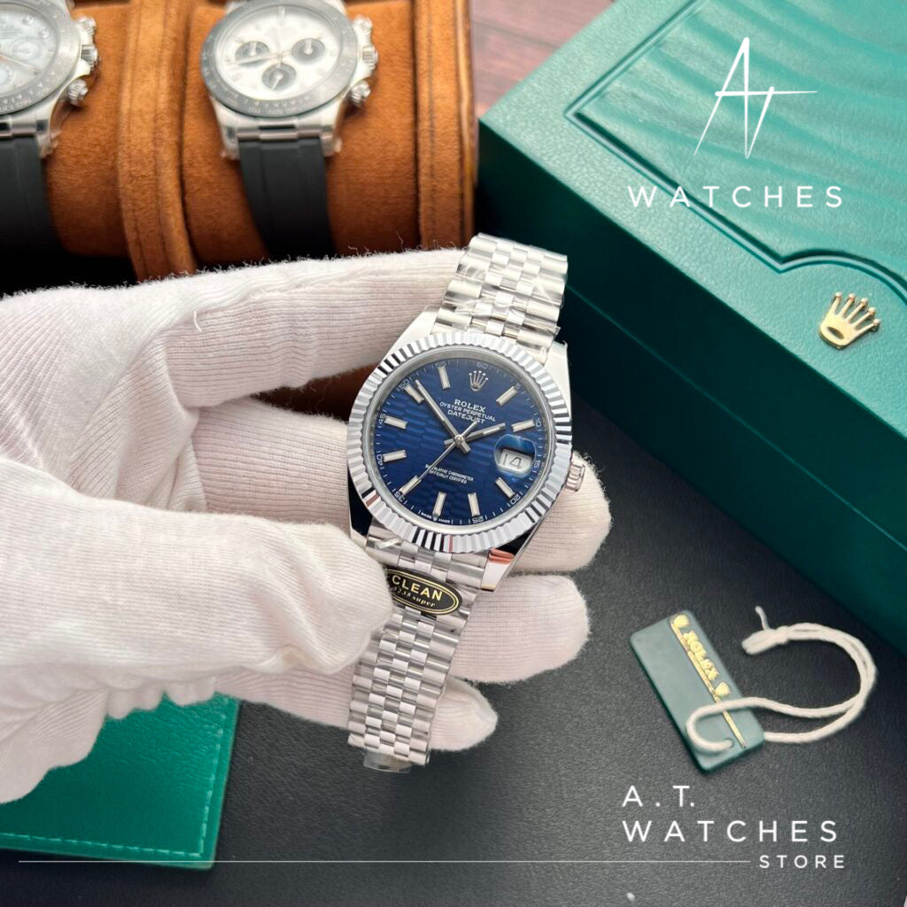 Luxury Rolex Datejust Super Clone Swiss Automatic Men's Stainless Steel Watch