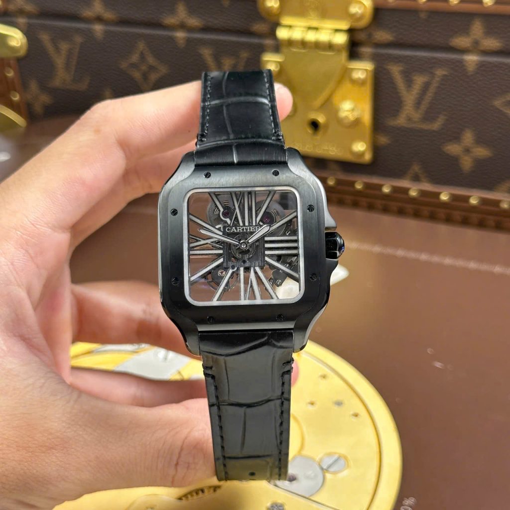 Cartier Santos Super Clone Swiss Machine (41.9mm x35.1mm)