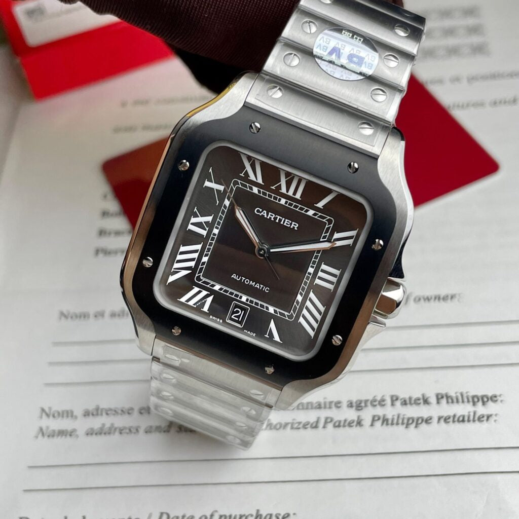 Cartier Santos Super Clone Swiss Machine (41.9mm x 35.1mm)