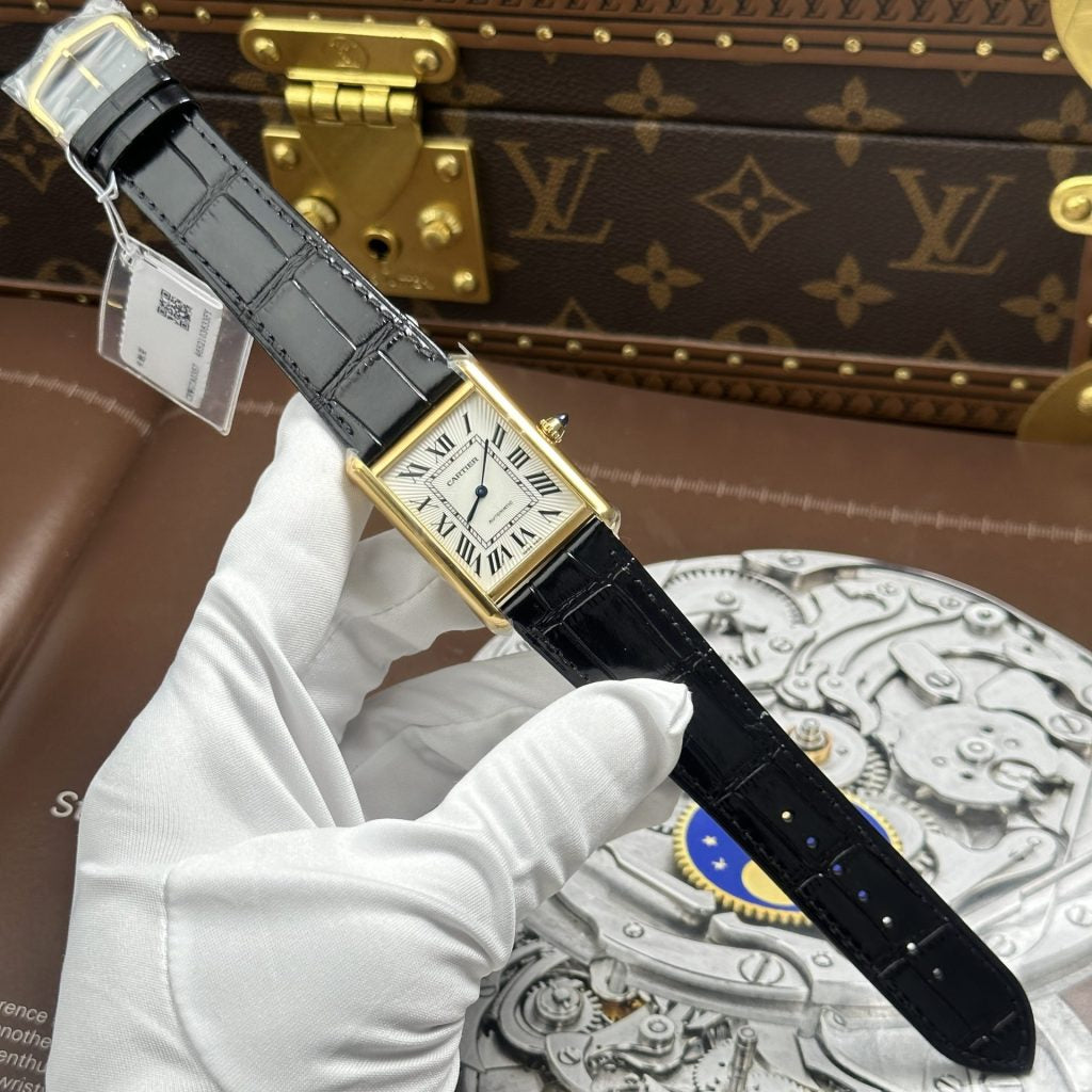 Cartier Tank Louis Super Clone Swiss Machine(33.7mm x 25.5mm)
