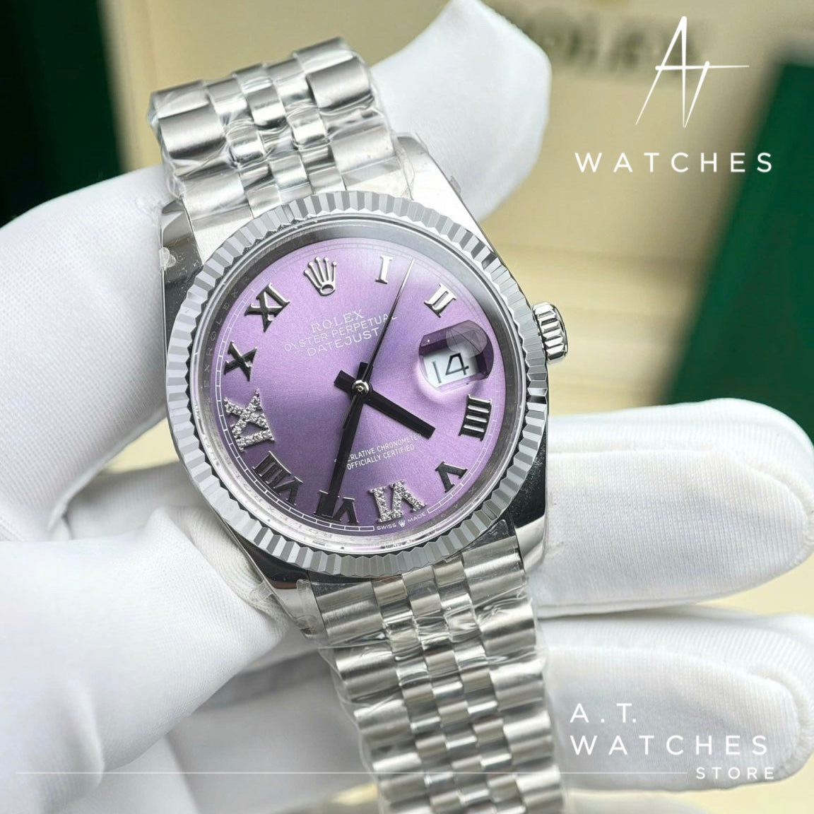 ROLEX DATEJUST SUPER CLONE SWISS MACHINE 36mm