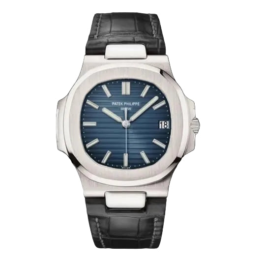 Patek Philippe Nautilus leather Super Clone Swiss Machine 41mm