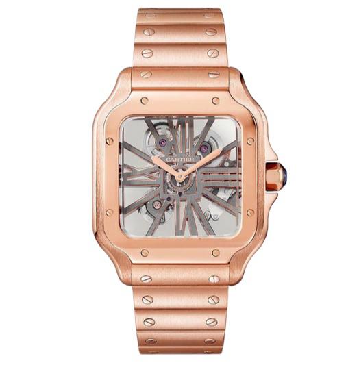 Cartier Santos Skeleton Super Clone Swiss Machine (41.9mm x35.1mm)