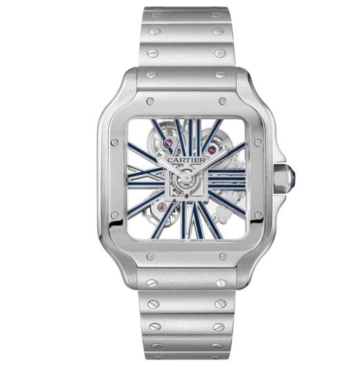 Cartier Santos Skeleton Super Clone Swiss Machine (41.9mm x35.1mm)