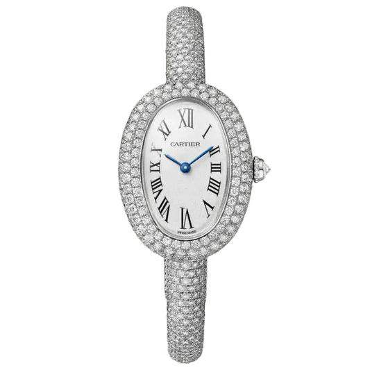 Cartier Baignoire Diamonds Super Clone Swiss Machine (24.6mm x 18.7mm)