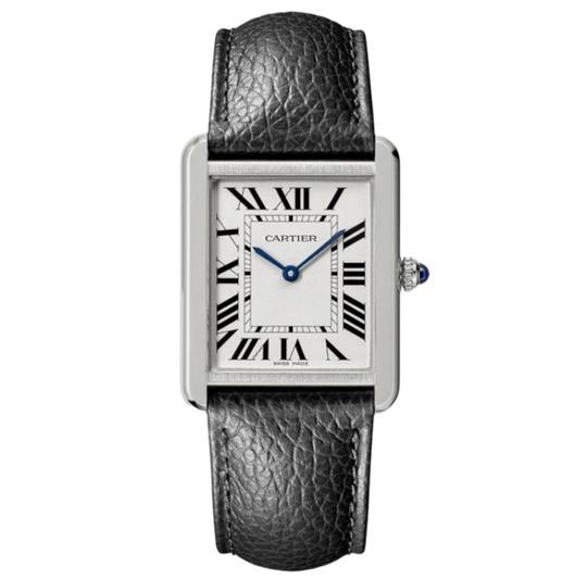 Cartier tank leather Super Clone Swiss Machine (35mm x 27mm)